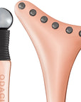 Odacite Cryo-Tech Facial Tool - Closeup of top of bottom of product