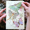 Moth & Myth 'Spring' Luna Moth Set - Product displayed in models hand