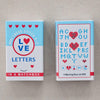 Marvling Bros Ltd Love Letters Mini Hoop Cross Stitch - Front and back of product shown