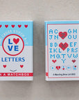 Marvling Bros Ltd Love Letters Mini Hoop Cross Stitch - Front and back of product shown