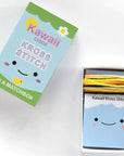 Marvling Bros Ltd Kawaii Chick Mini Cross Stitch Kit In A Matchbox - Product displayed with lid off