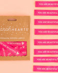 Sewing Woven Clothing Label Tags – You are Beautiful - Beautyhabit