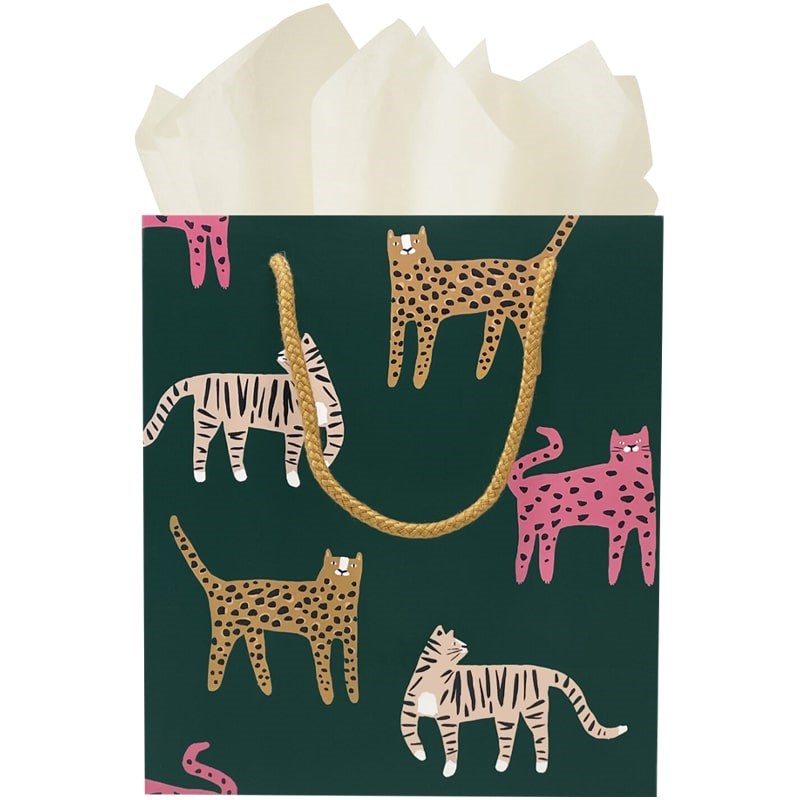 Idlewild Co Colorful Wildcats Gift Bag