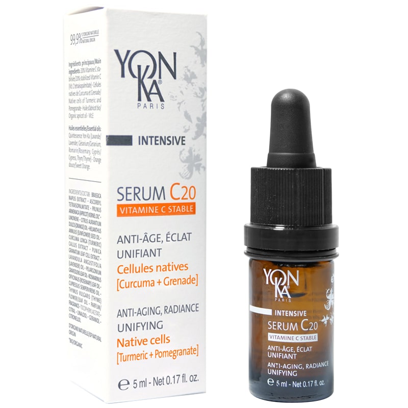 Yon-Ka Paris Vitamin C Serum C20 - Product shown next to box