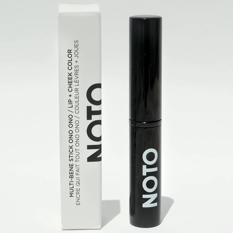 NOTO Botanics Multi-Bene Lips &amp; Cheeks Stick – Ono Ono - Product shown next to box