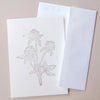 Ashes & Arbor Clover Watercolor Card Art Kit - Product displayed on top of envelope