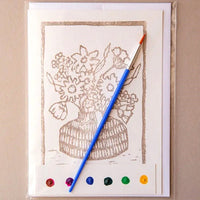 Ashes & Arbor Flower Vase Watercolor Card Art Kit