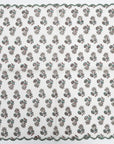 Cotton Print Club Small Booti Scalloped Napkin Set - Product shown unfolded
