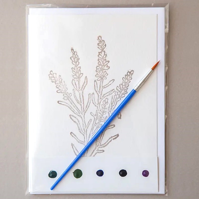 Ashes &amp; Arbor Lavender Watercolor Card Art Kit