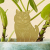 Another Studio Plant Animal Decoration - Pet Cat - Product shown with plant