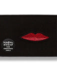 Macon & Lesquoy Hand Embroidered Little Mouth Pin - Product shown in box