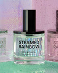 D.S. & Durga Steamed Rainbow Eau de Parfum - Product displayed in front of steamed glass
