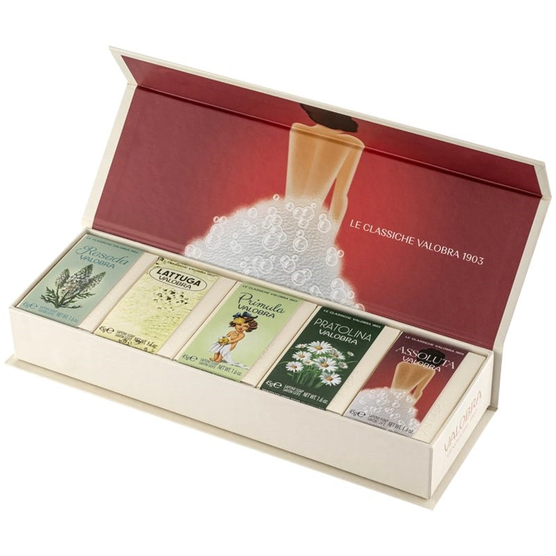Valobra Italy Bar Soap Gift Box – Assoluta (5 x 45 g)