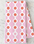 Have A Nice Day Oopsie Daisies Tea Towel - Product displayed on marble background