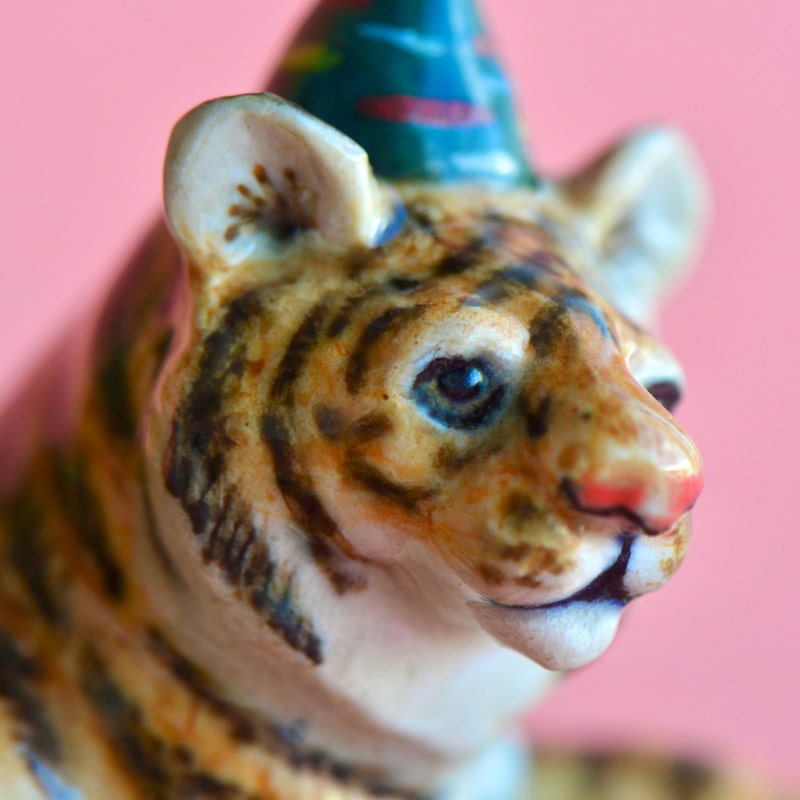Camp Hollow Year of the Tiger Cake Topper - Closeup of product