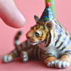 Camp Hollow Year of the Tiger Cake Topper - Product shown next to models finger