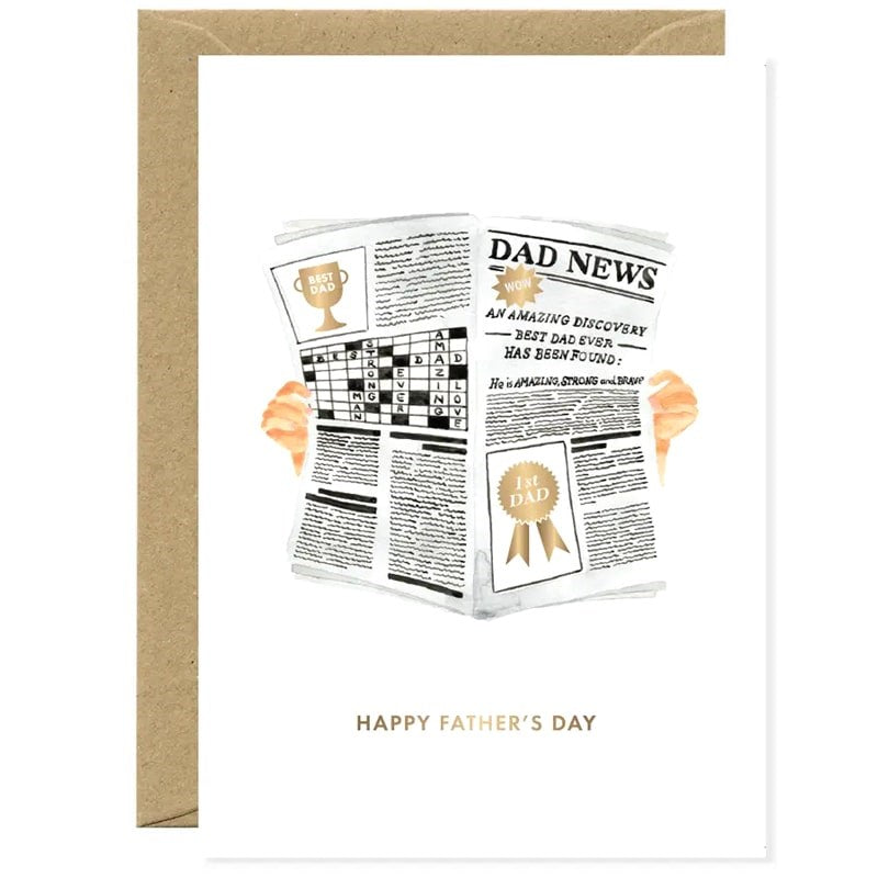 All The Ways To Say Father’s Day Newspaper Card