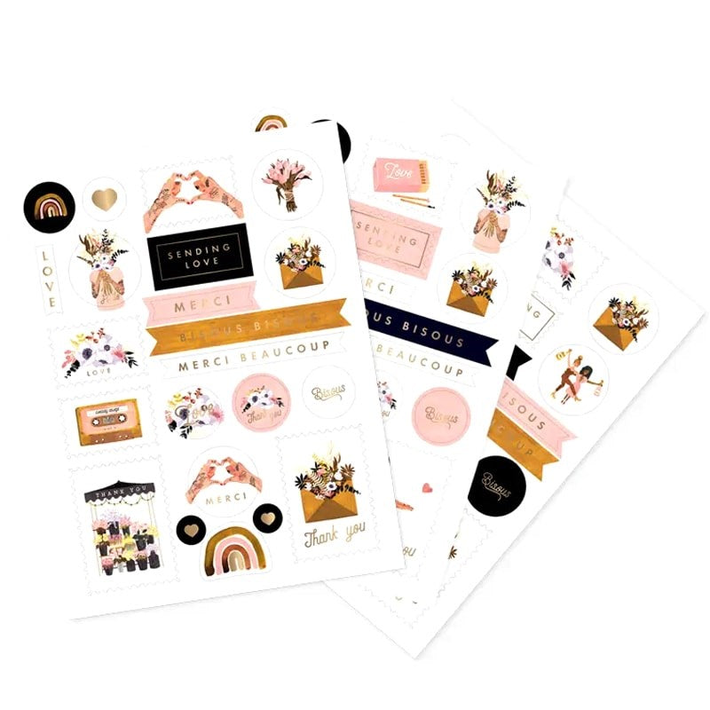 All The Ways To Say Love & Thank You Stickers