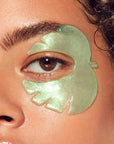 KNC Beauty All Natural Cactus Cucumber and Green Tea Eye Mask - Model shown with product applied
