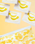 KNC Beauty All Natural Collagen Infused Star Eye Mask - Product displayed on yellow background