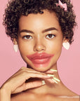 KNC Beauty All Natural Lip Mask - Model shown with product applied