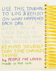People I've Loved Life Happened Journal - Back cover (1 pc)