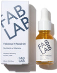 FABLAB Skincare Fabulous 11 Facial Oil - Product shown next to box