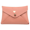 Mini Leather Heart Pouch - Pampa