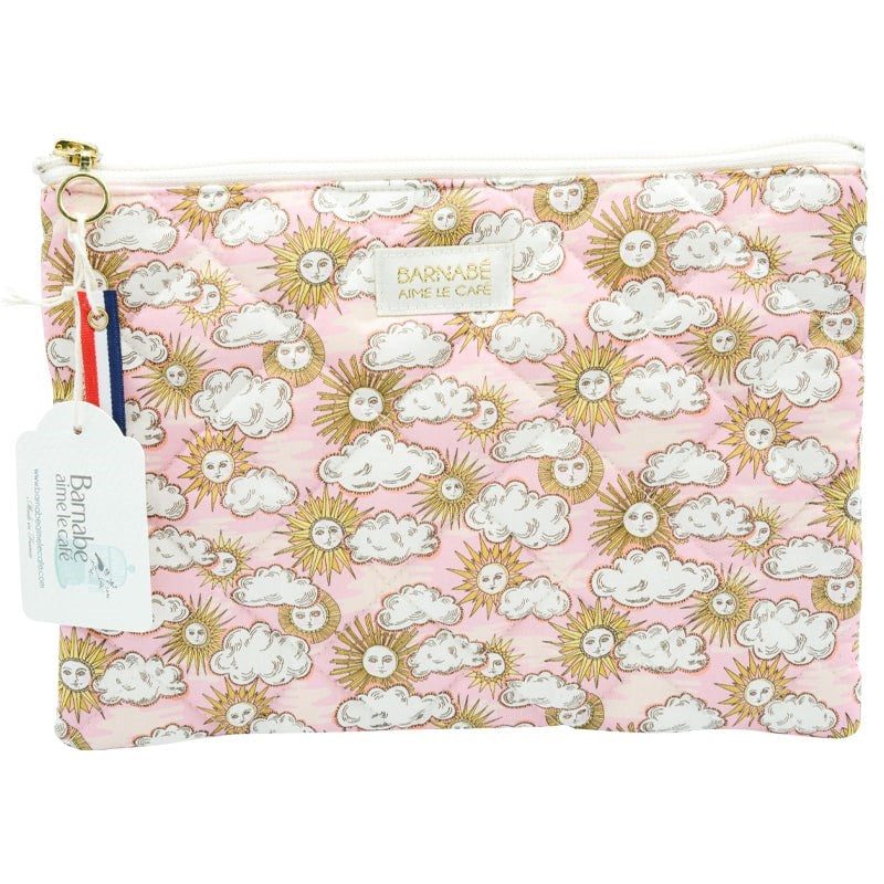 Barnabe Aime Le Cafe Liberty Quilted Beauty Case – Pink Sun (1 pc)