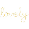 Bombay Duck Lovely Wire Word – Gold (1 pc)