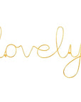 Bombay Duck Lovely Wire Word – Gold (1 pc)