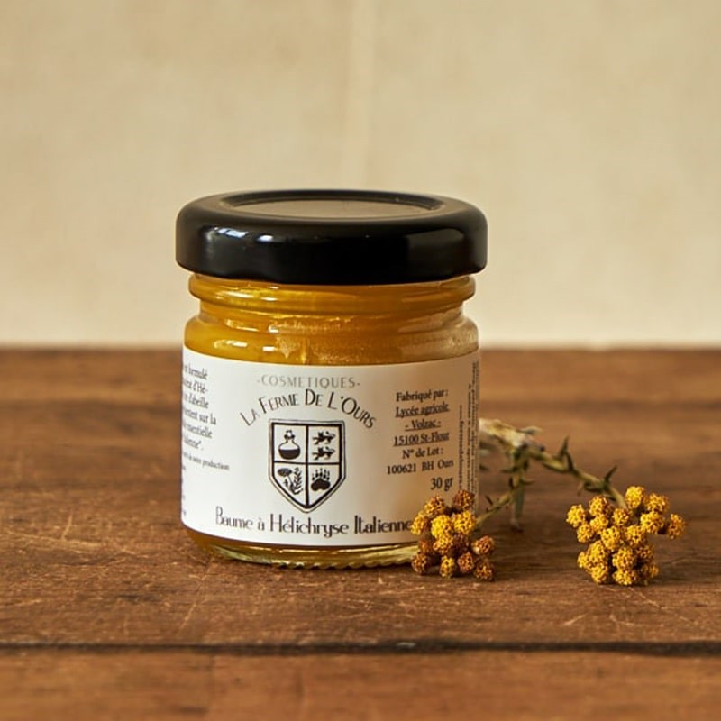 La Ferme de l'Ours Italian Immortal Balm - Product displayed on table