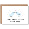 Wrap Congrats Love Birds Greeting Card (1 pc)