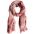 Large Cotton Silk Scarf/Wrap - Pink