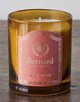 Bernard Parfum Antheia Candle - Product displayed on wood table