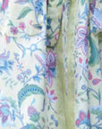 Handprint Kerala Butter Kimono - Closeup of Kerala Butter Kimono pattern