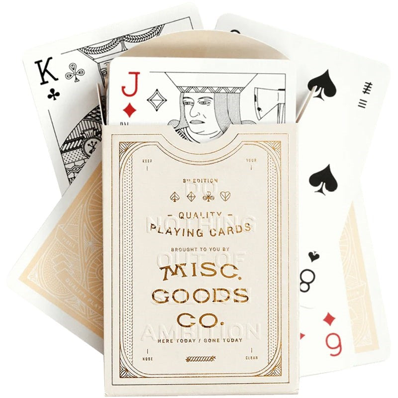 Misc Goods Ivory Playing Cards - (1 pc)