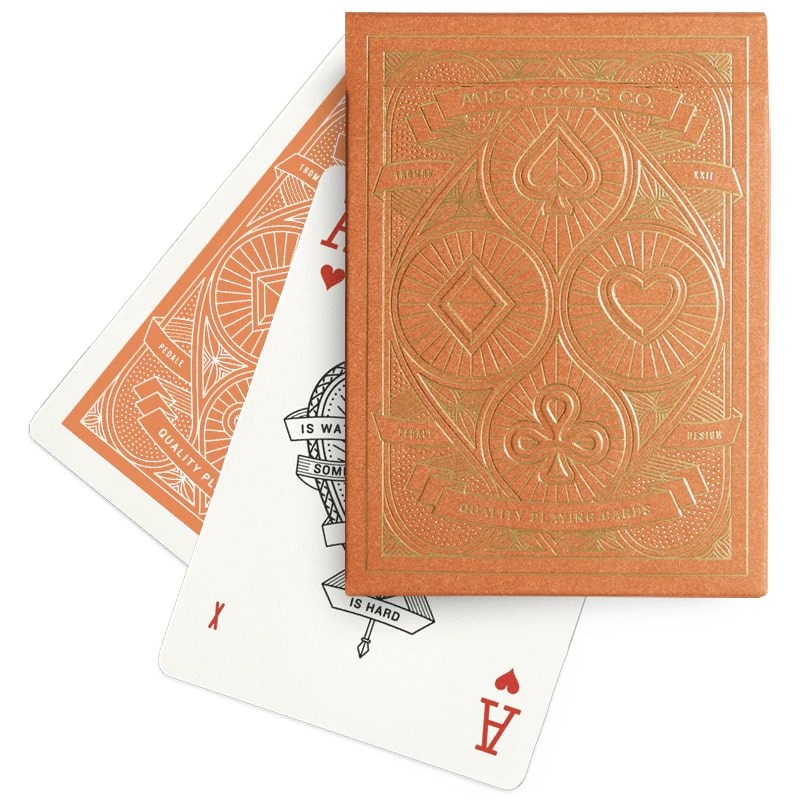 Misc Goods Sandstone Playing Cards - cards and packaging overlapped 