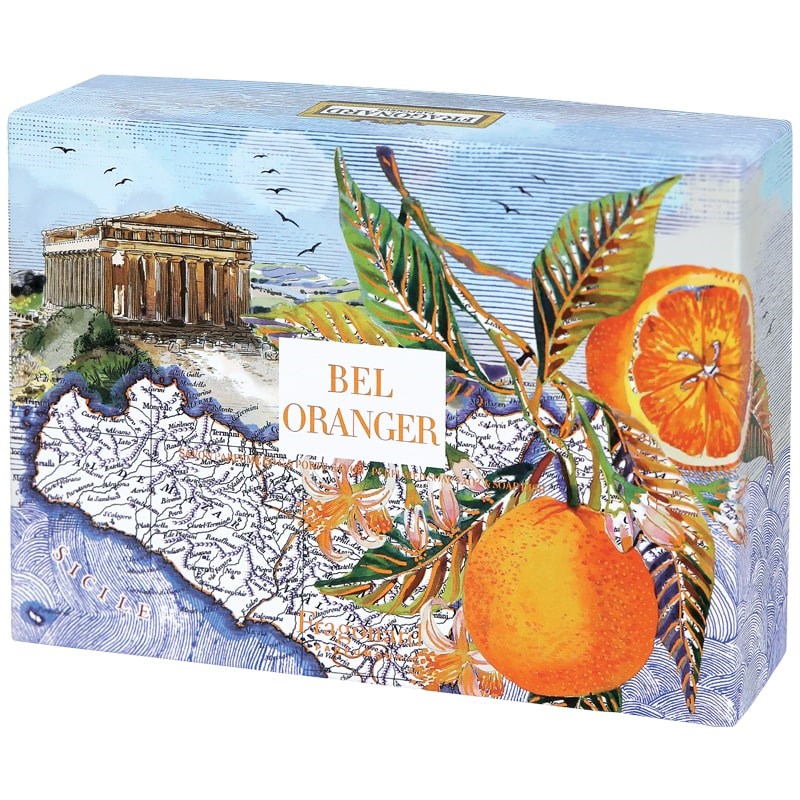 Fragonard Parfumeur Bel Oranger Soap and Dish Set - Soap and Dish packaging