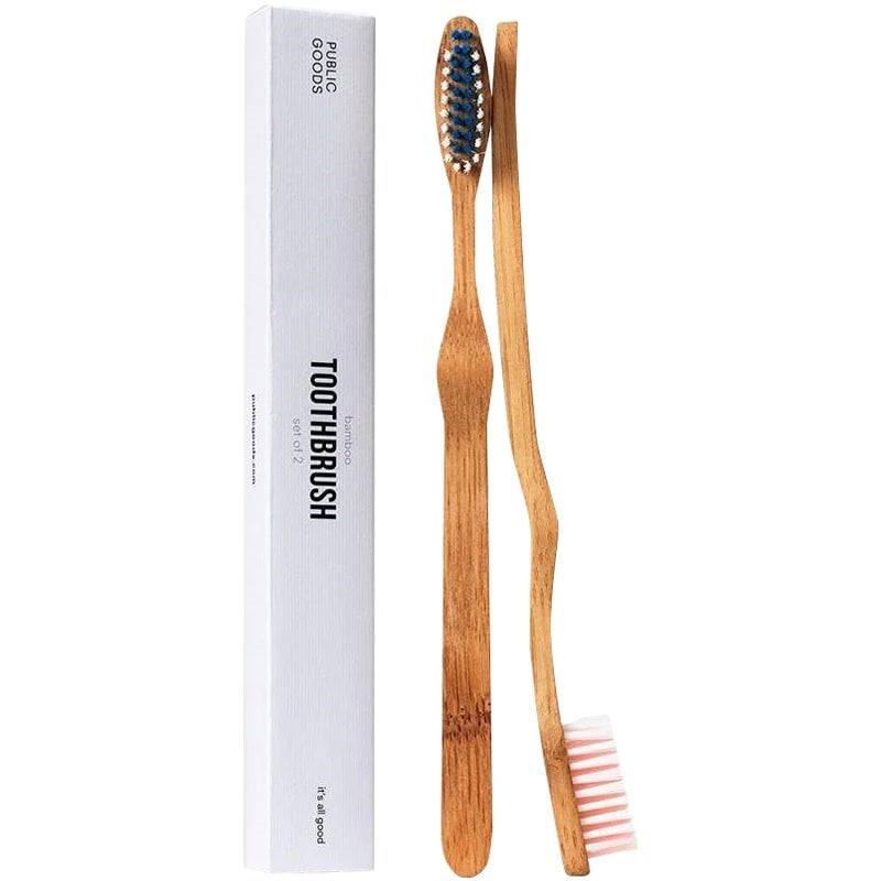 Public Goods Bamboo Toothbrush (2 pc)