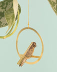 Another Studio Hanging Brass Bird Decoration (1 pc)