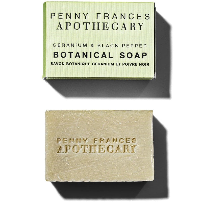 Penny Frances Apothecary Geranium & Black Pepper Botanical Soap (142 g)