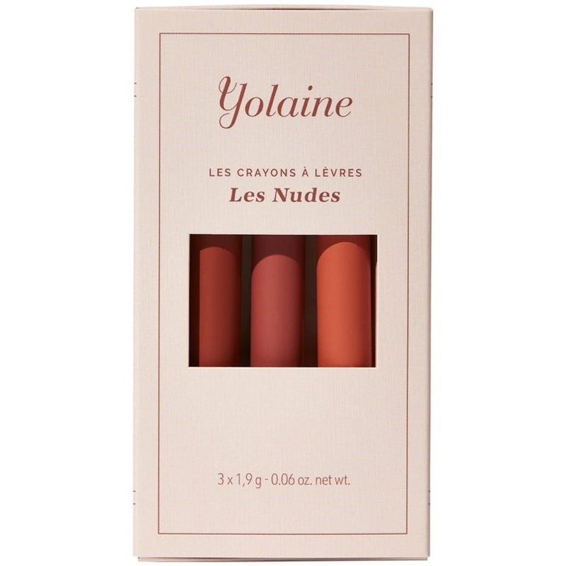 Yolaine The Nude Lip Pencils (3 x 1.9 g)