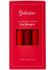 Yolaine The Red Lip Pencils (3 x 1.9 g)