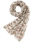 Fable England A Night's Tale - Grey Woodland Scene Lightweight Scarf