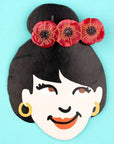 Coucou Suzette Poppy Hair Clip- Product shown in packaging