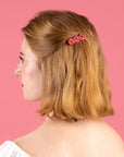 Coucou Suzette Poppy Hair Clip - Product shown in models hair