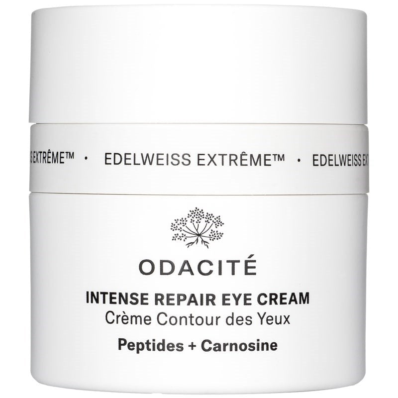 Odacite Edelweiss Extreme™ Intense Repair Eye Cream- Closeup of front of product