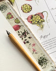 Georgiou Draws Herbology Magical Plants Botanical Washi Tape - Product shown on scrapbook