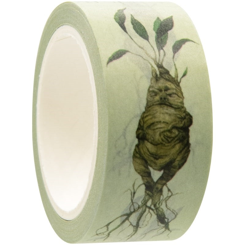 Georgiou Draws Mandrake Herbology Washi Tape  (3/4&quot; W x 33 ft L)